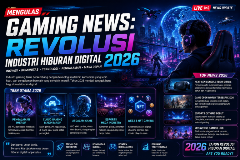 Mengulas Gaming News: Revolusi Industri Hiburan Digital 2026